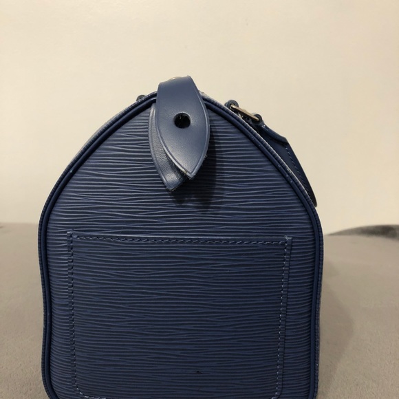 Louis Vuitton Speedy 30 Epi Azur Canvas - Picture 4 of 16